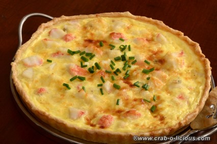 crab-quiche