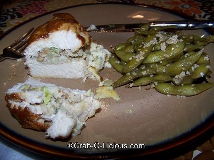 crab-stuffed-chicken-dinner